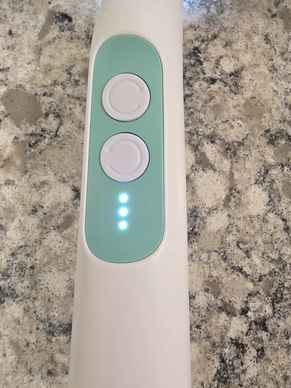 Frida baby Electric Nail Buffer in White & Mint
